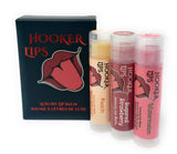 2025-08 August Monthly Trio Hooker Lips ~ Peach, Sugared Strawberry & Watermelon - Luxury Lip Balm
