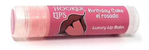 Hooker Lips ~ Birthday Cake el rosado  - Luxury Lip Balm (QTY 1)