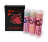 Three Pack Hooker Lips Box ~ Blueberry Glazed Donut, Glazed Donut & Strawberry Glazed Donut