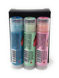 Three Pack Hooker Lips Box ~ Blue Raspberry, Cotton Candy & Pink Bubblegum