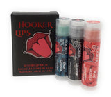 Three Pack Hooker Lips Box ~ Blue Licorice, Licorice & Red Licorice