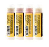 ~..4 Pack Caramel Whiskey, Cherry Whiskey, Cinnamon Whiskey & Whiskey Flavoured Lip Balm
