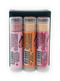 2024-06 June Monthly Trio Hooker Lips ~ Raspberry, Orange & Tactical Orange - Luxury Lip Balm