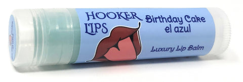 Hooker Lips ~ Birthday Cake el azul - Luxury Lip Balm