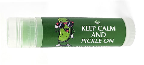 ~.. Dill Pickle: Keep Calm and Pickle On Flavoured Lip Balm