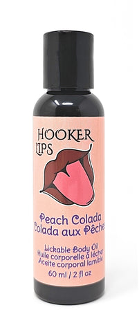 . Hooker Lips ~ Peach Colada - Lickable Body Oil