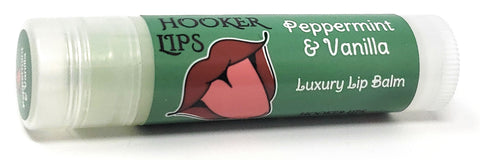 Hooker Lips ~ Peppermint & Vanilla - Luxury Lip Balm (QTY 1)