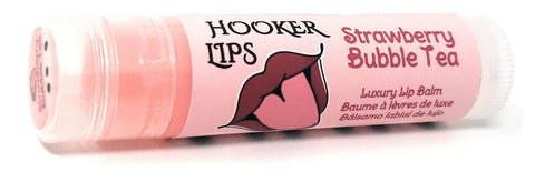 Hooker Lips ~ Strawberry Bubble Tea - Luxury Lip Balm