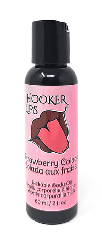 . Hooker Lips ~ Strawberry Colada - Lickable Body Oil