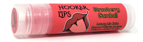 Hooker Lips ~ Strawberry Gumball - Luxury Lip Balm