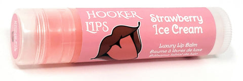 Hooker Lips ~ Strawberry Ice Cream - Luxury Lip Balm