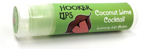 Hooker Lips ~ Coconut Lime Cocktail - Luxury Lip Balm (QTY 1)