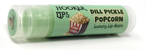 Hooker Lips ~ Dill Pickle Popcorn - Luxury Lip Balm (QTY 1)
