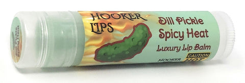 Hooker Lips ~ Dill Pickle Spicy Heat - Luxury Lip Balm (QTY 1)