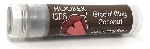 Hooker Lips ~ Glacial Clay Coconut - Luxury Lip Balm (QTY 1)