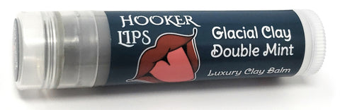 Hooker Lips ~ Glacial Clay Double Mint - Luxury Lip Balm (QTY 1)