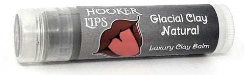 Hooker Lips ~ Glacial Clay Natural - Luxury Lip Balm (QTY 1)