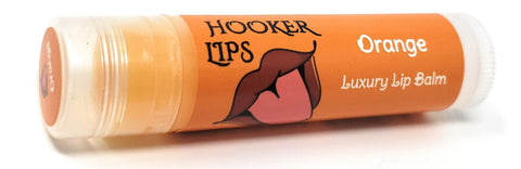 Hooker Lips ~ Orange - Luxury Lip Balm (QTY 1)