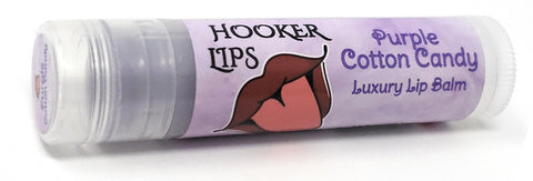 Hooker Lips ~ Purple Cotton Candy - Luxury Lip Balm (QTY 1)