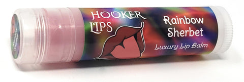 Hooker Lips ~ Rainbow Sherbet - Luxury Lip Balm (QTY 1)