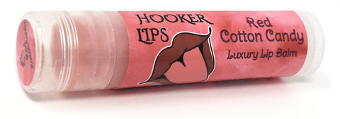 Hooker Lips ~ Red Cotton Candy - Luxury Lip Balm (QTY 1)