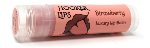 Hooker Lips ~ Strawberry - Luxury Lip Balm (QTY 1)