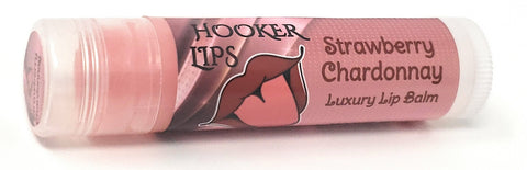 Hooker Lips ~ Strawberry Chardonnay - Luxury Lip Balm (QTY 1)