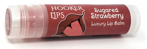 Hooker Lips ~ Sugared Strawberry - Luxury Lip Balm (QTY 1)